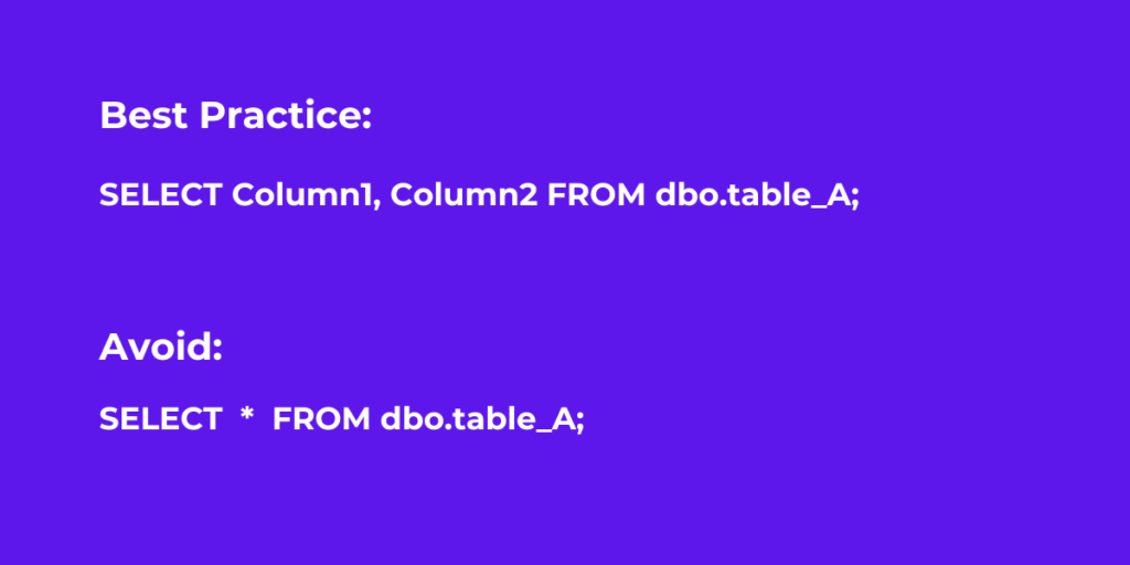 Avoid Unnecessary Column Flywp