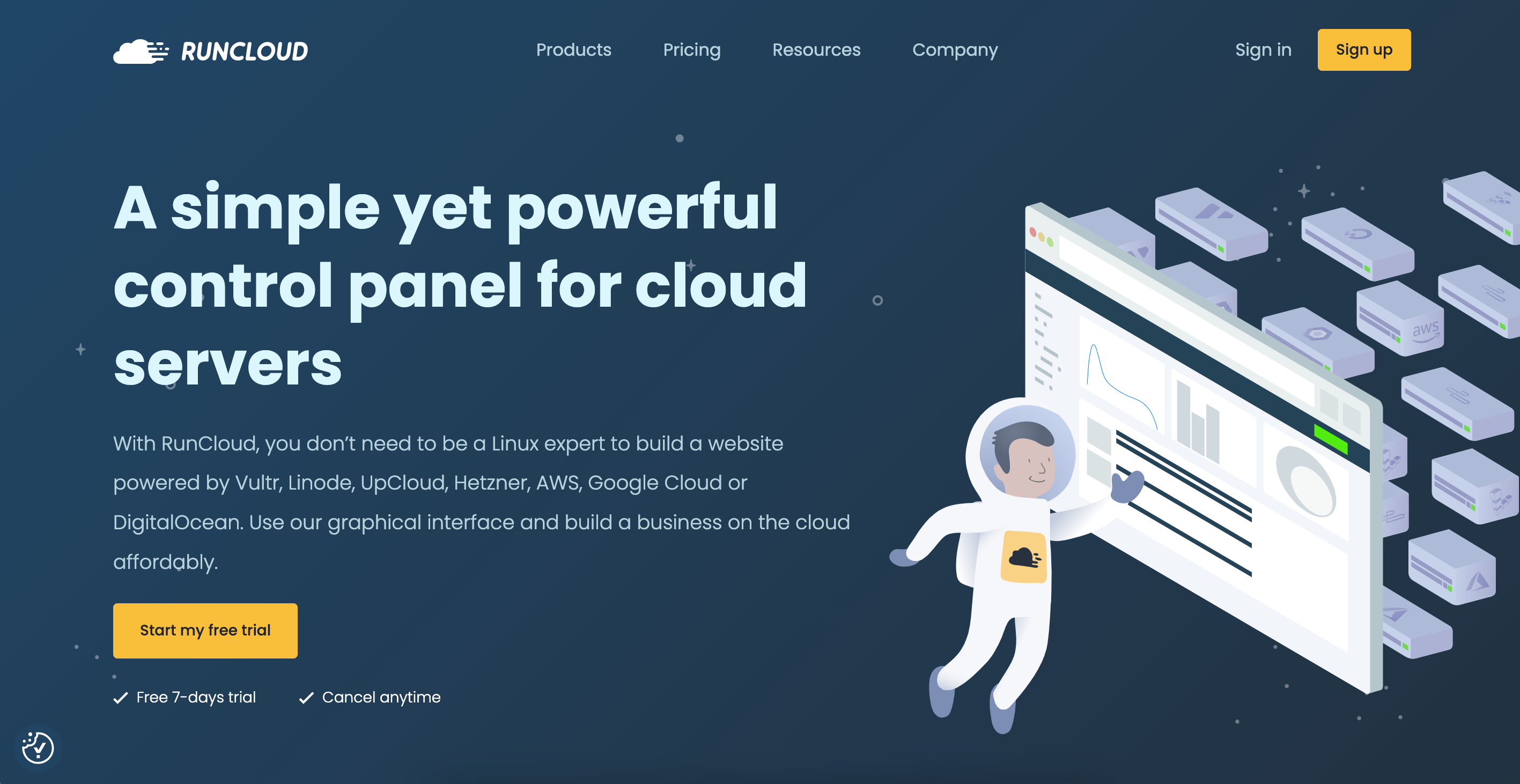 Runcloud - control panel for WordPress