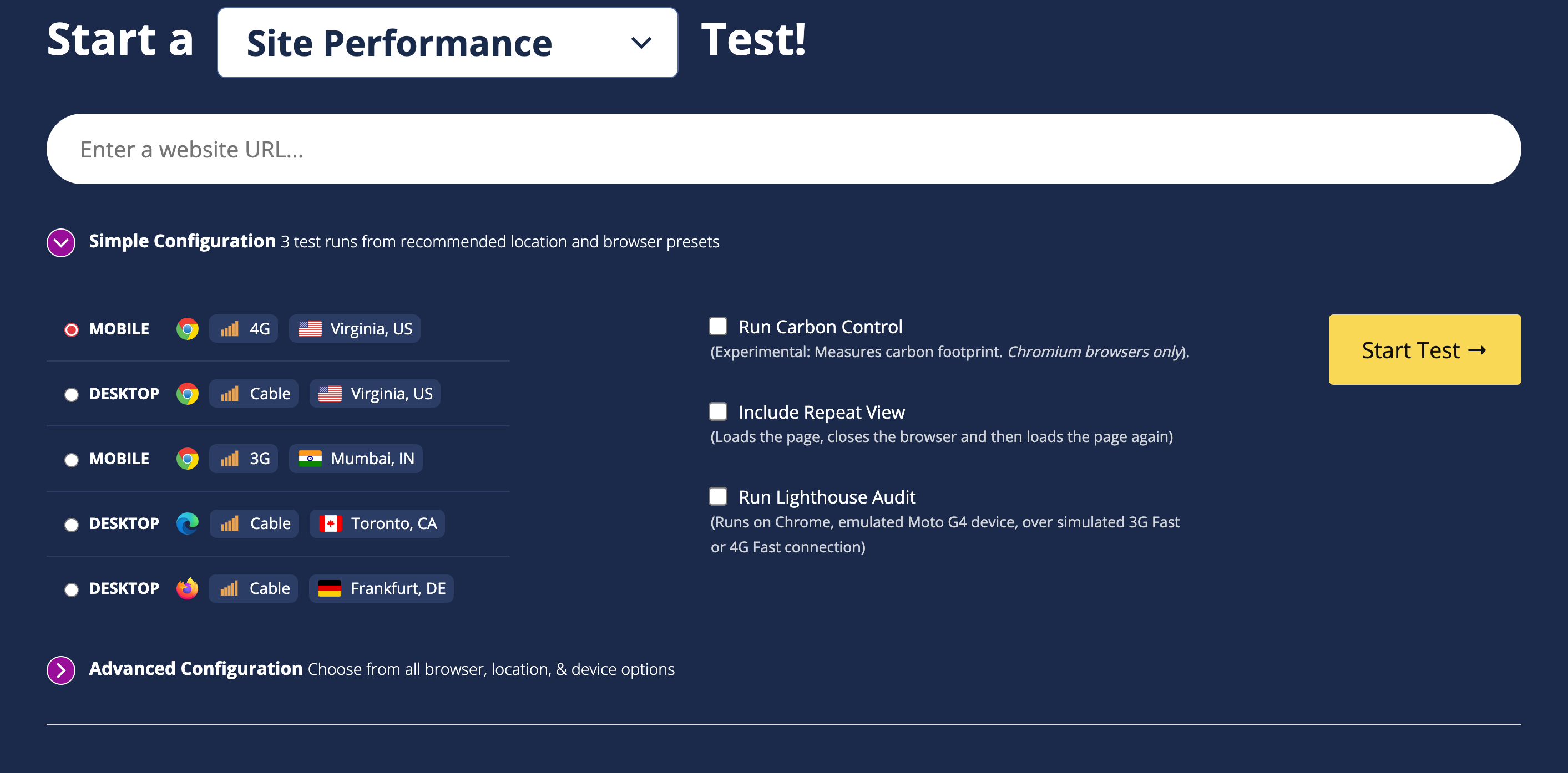 WebPageTest