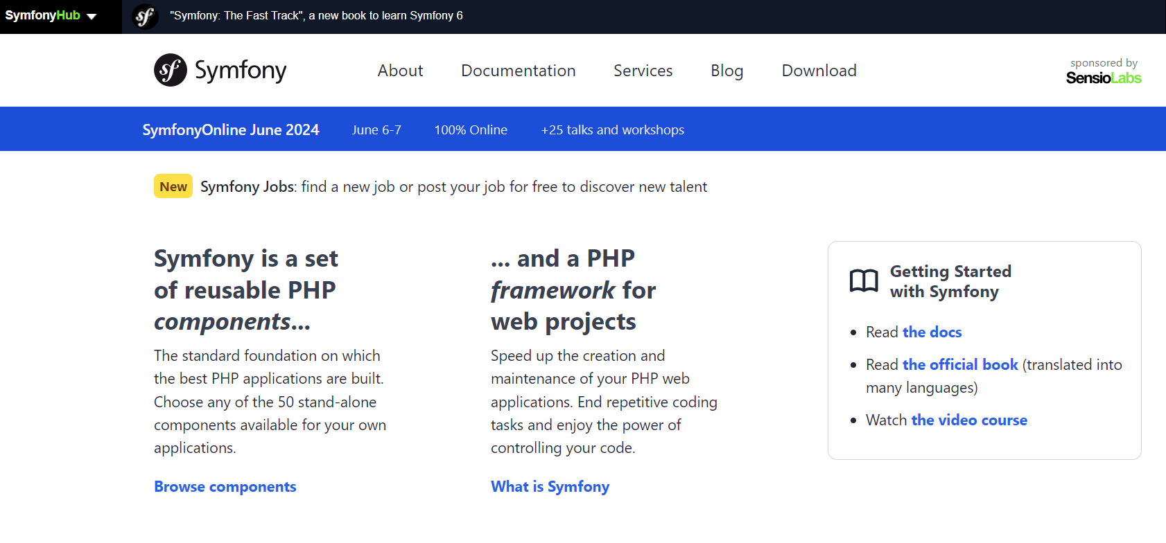 Symfony Php Framework