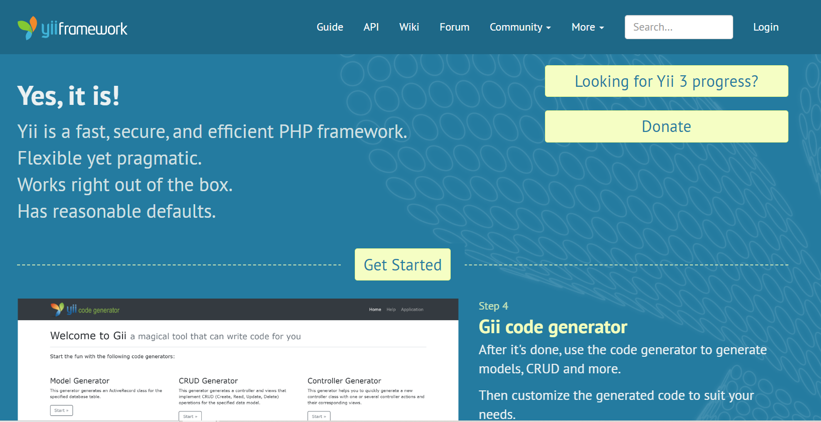 Yii Php Framework